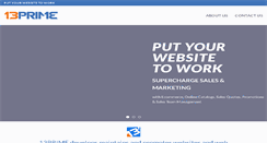 Desktop Screenshot of 13prime.com